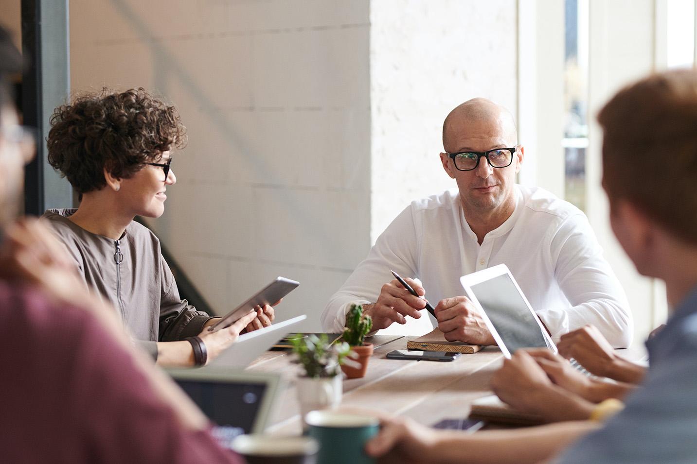 Journalist and Source Meeting